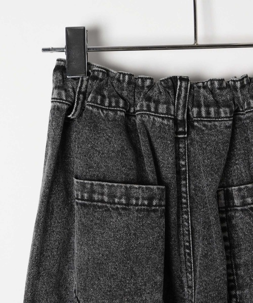 GLOBAL WORK(グローバルワーク)の「GOODデニムバレルパンツ/147411(デニムパンツ・キッズ・グレー系その他/ブラック・130cm/140cm/150cm/160cm)」の22枚目の写真