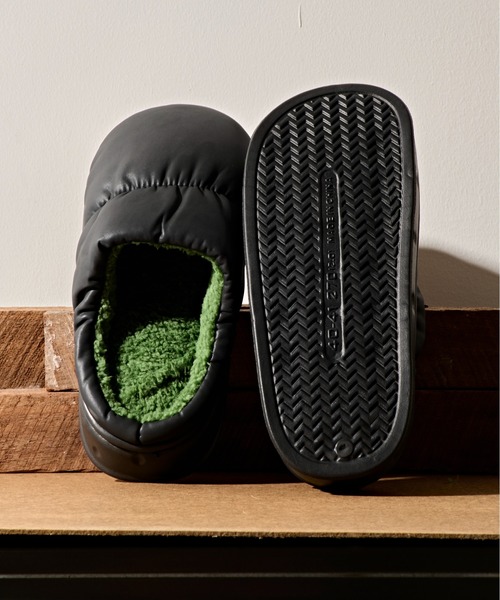 CALIFORNIA OUTFITTERS(カリフォルニア アウトフィッターズ)の「2-11E91 ダウン調 もこもこ あったか スリッパ ルームシューズ 防寒(サンダル・レディース・ブラック/ブラウン・40-41/38-39/36-37)」の10枚目の写真