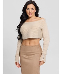 Guess | ROSALIA Ls Cover Shoulder Sweater ニット セーター(ニット/セーター)