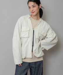 Munich | ナイロン×トリコットメッシュ バレルジップブルゾン(ブルゾン)