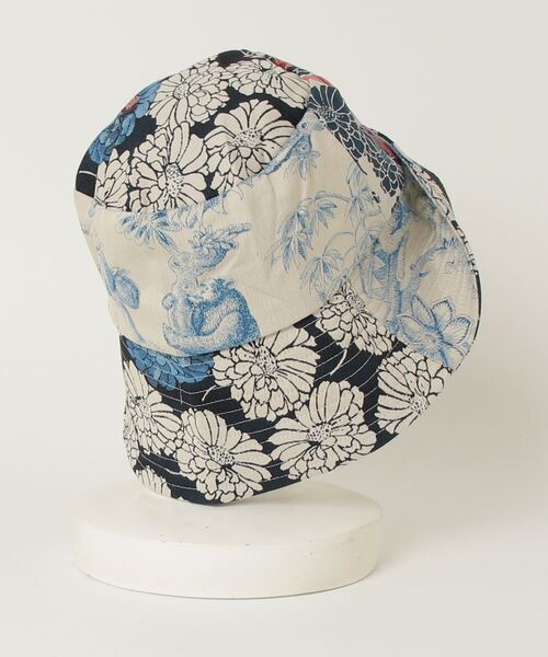 JNBY（ジェーエヌビーワイ）の「Floating Floral-jacquard Bucket Hat / バケットハット（ハット・メンズ・ブルー・ONE SIZE）」の2枚目の写真