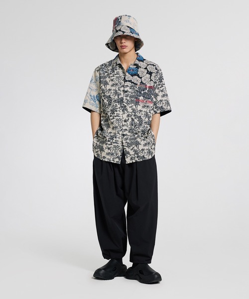 JNBY（ジェーエヌビーワイ）の「Floating Floral-jacquard Bucket Hat / バケットハット（ハット・メンズ・ブルー・ONE SIZE）」の5枚目の写真