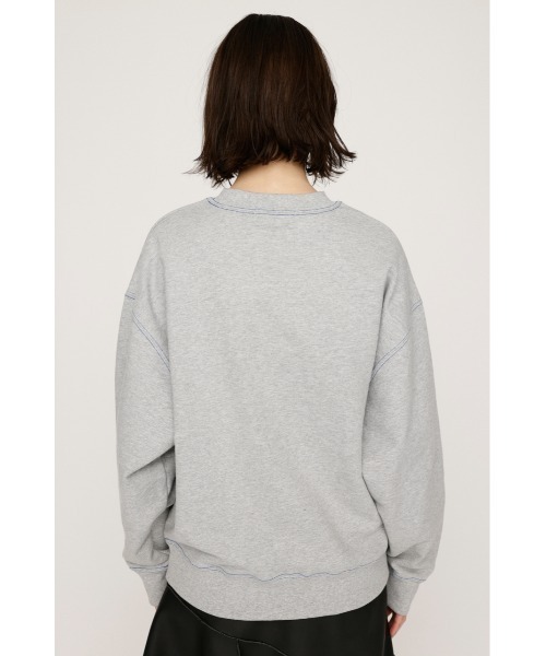 SLY(スライ)の「FRONT PRINT SW TOPS フロント プリント スウェット トップス 秋服 冬服 トレーナー(スウェット・レディース・ライム/杢グレー/ブラウン・FREE)」の11枚目の写真