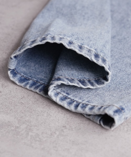 reca(レカ)の「デニムバレルレッグパンツ(デニムパンツ・レディース・ブルー系その他/ネイビー・FREE)」の10枚目の写真