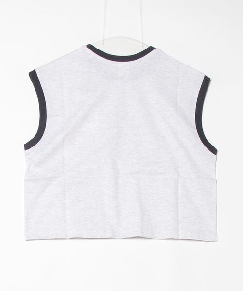 セール】ORCIVAL/オーシバル エンブロイダリースリーブレスTEE