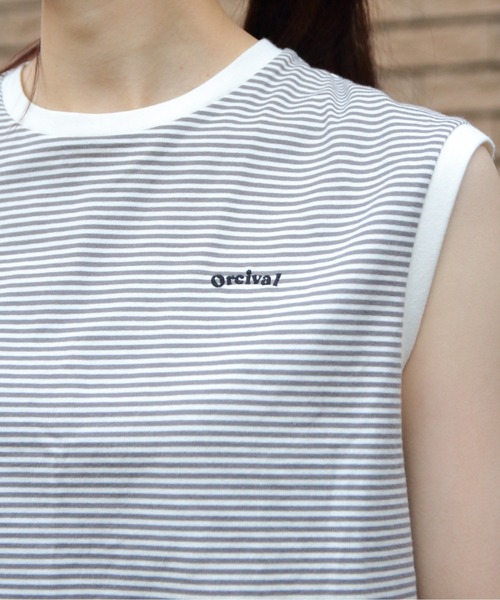 【SALE セール】ORCIVAL | CYS EMBROIDERY SLEEVELESS T-SHIRT (white x brown) size 1 | オーシバル ノースリーブ Tシャツ 刺繍 楽天市場】【SALE セール】ORCIVAL | CYS EMBROIDERY SLEEVELESS