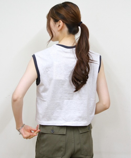 オーシバル ORCIVAL エンブロイダリー スリーブレス Tシャツ EMBROIDERY SLEEVELESS T-SHIRT #OR-C0420 CYS レディース トップス ノースリーブ セール】ORCIVAL/オーシバル エンブロイダリースリーブレスTEE
