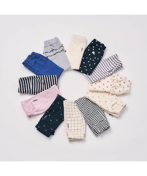 apres les cours（アプレレクール）の「リブレギンス/7days Style pants（レギンス/スパッツ・キッズ・グレー/ブラック/アイボリー・80/120/110/100/90/130）」の14枚目の写真
