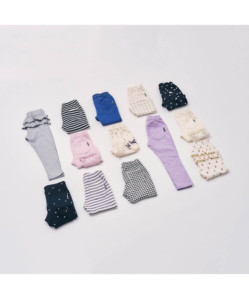 apres les cours（アプレレクール）の「リブレギンス/7days Style pants（レギンス/スパッツ・キッズ・グレー/ブラック/アイボリー・80/120/110/100/90/130）」の13枚目の写真