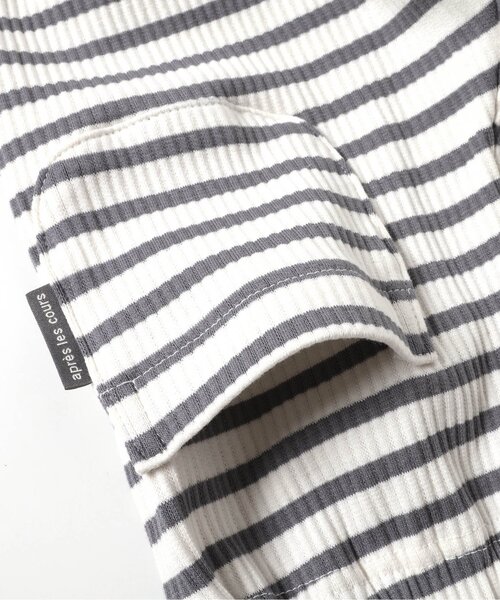 apres les cours（アプレレクール）の「リブレギンス/7days Style pants（レギンス/スパッツ・キッズ・グレー/ブラック/アイボリー・80/120/110/100/90/130）」の7枚目の写真