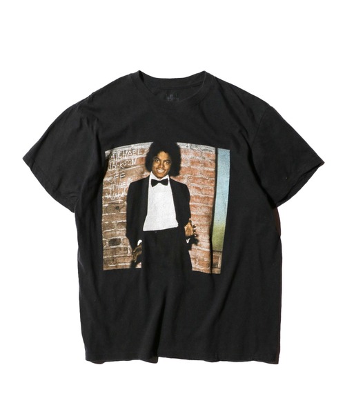 THRIFTY LOOK(スリフティールック)の「THRIFTY LOOK / スリフティールック THRIFTY"MICHEL JACKSON"TEE マイケルジャクソン バンドTシャツ バンT(Tシャツ/カットソー・メンズ・ブラック・MEDIUM/LARGE/X-LARGE)」の8枚目の写真