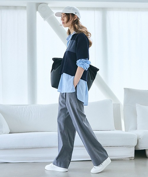 Chaos（カオス）の「Chaos(カオス)/コロンニットポロ（ニット/セーター・レディース・ネイビー・FREE）」の20枚目の写真