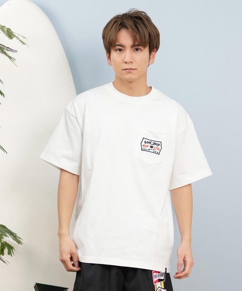 セール】lost/ロスト 半袖Tシャツ/半袖Tee サガラ刺繍