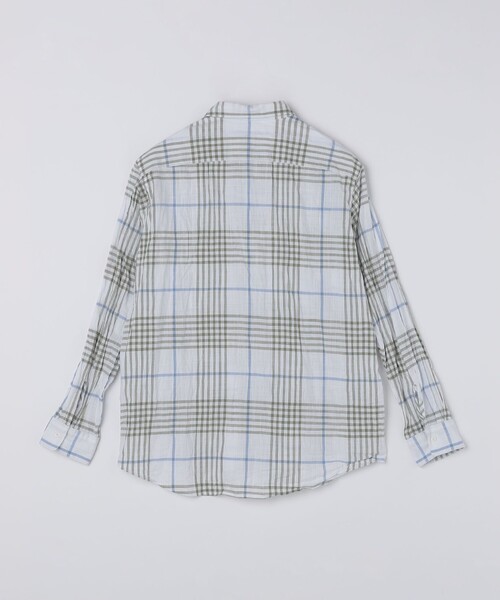 SHIPS（シップス）の「SHIPS: BEZ ウォッシュド チェック ロングスリーブ シャツ（シャツ/ブラウス・メンズ・ライトグリーン/ライトブルー/ベージュ・LARGE/MEDIUM/SMALL/X-LARGE）」の19枚目の写真