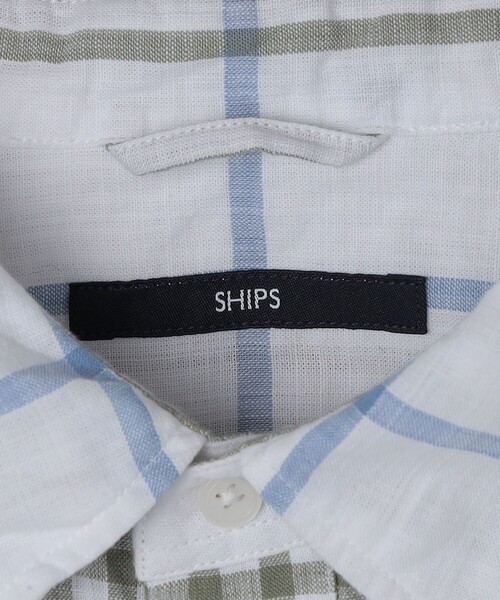 SHIPS（シップス）の「SHIPS: BEZ ウォッシュド チェック ロングスリーブ シャツ（シャツ/ブラウス・メンズ・ライトグリーン/ライトブルー/ベージュ・LARGE/MEDIUM/SMALL/X-LARGE）」の21枚目の写真