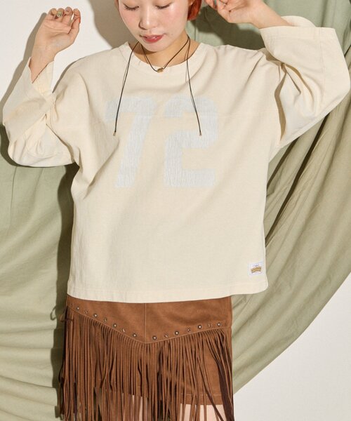 tシャツ 「HELLO.SANFRANCISCO/ハローサンフランシスコ」ピグメントロゴTEE レディース HELLO.SANFRANCISCO/ハローサンフランシスコ】ピグメントロゴTEE