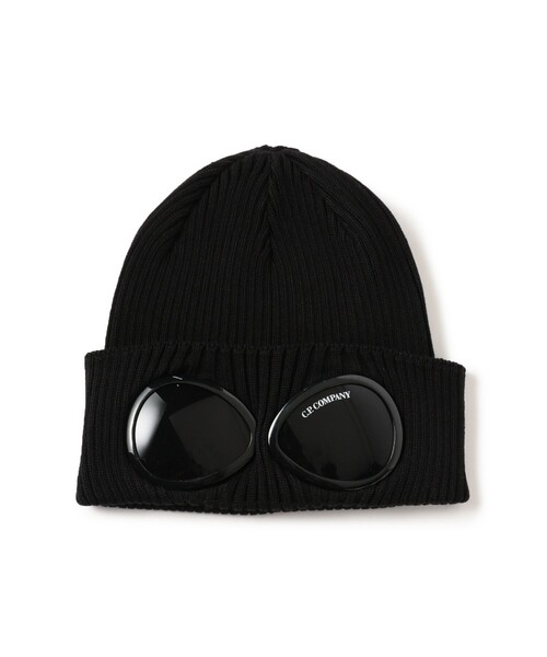 C.P. COMPANY（シーピーカンパニー）の「C.P. Company / COTTON GOGGLE BEANIE（ニットキャップ/ビーニー・メンズ・ブラック系その他4/オレンジ/ライトブルー/チャコールグレー/ラベンダー/グリーン/ブラック/レッド系その他7・ONE SIZE）」の2枚目の写真