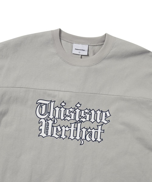 thisisneverthat(ディスイズネバーザット)の「Football Tee(Tシャツ/カットソー・メンズ・グレー/ネイビー・XL/L/M/S)」の7枚目の写真
