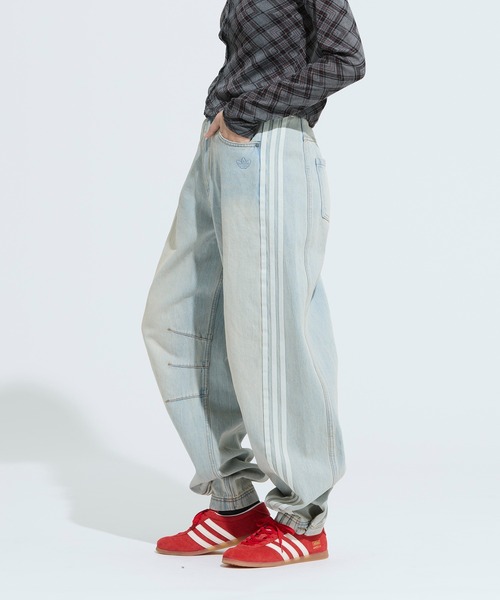 Adilenium シーズン 3 バナナフィット ウォッシュドデニムパンツ Adilenium シーズン 3 バナナフィット ウォッシュドデニムパンツ