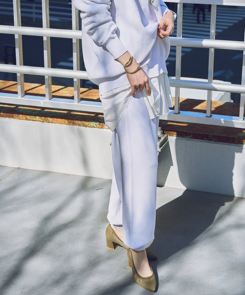 LE TALON(ルタロン)の「《追加2》4.5cmポインテッドネットパンプス(パンプス・レディース・カーキ/アイボリー/ブラック×ブラック/ベージュ・21/21.5/22cm/22.5cm/23cm/23.5cm/24cm/24.5cm/25cm/25.5cm)」の20枚目の写真