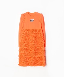 HOLIDAY（ホリデイ）の「FAST DRY JERSEY PUFF SHOULDER RUFFLE DRESS ファストドライジャージパフショルダーラッフルドレス（ワンピース）」
