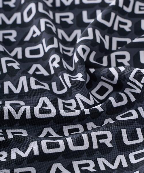 UNDER ARMOUR(アンダーアーマー)の「UAアーマードライ スラッシュ ロゴ ショートスリーブ モックネック シャツ(ゴルフ/レディース)(ポロシャツ・レディース・ホワイト・L/M/XL)」の5枚目の写真