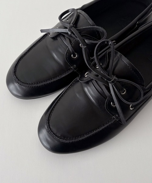 CANAL JEAN（キャナルジーン）の「El mar　デッキシューズ（モカシン/デッキシューズ・レディース・ブラウン/ブラック・23.5/24/24.5/25）」の14枚目の写真