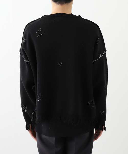 JOINT WORKS(ジョイントワークス)の「DISCOVERED/ ディスカバード BONE KNIT(ニット/セーター・メンズ・サックスブルー/ブラック・3)」の13枚目の写真