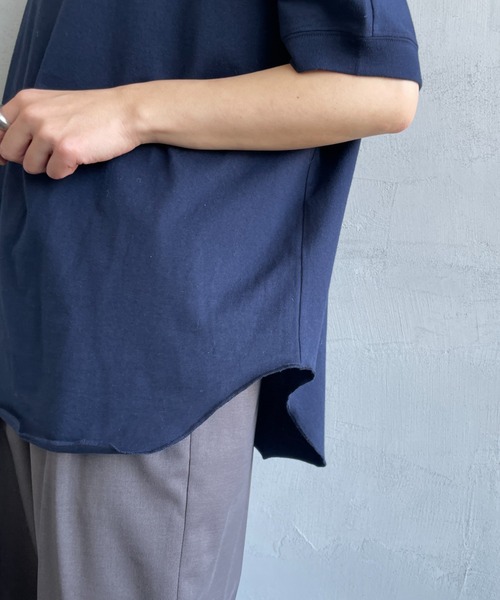 Americana ジーンズファクトリー アメリカーナ ラウンドヘムTシャツ セール】[Americana×JEANS FACTORY/アメリカーナ×ジーンズ