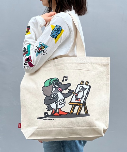 CHUMS（チャムス）の「【CHUMS】 かせきさいだぁ Canvas Tote Bag カセキサイダァキャンバストートバッグ（トートバッグ・レディース・その他1/その他2/その他・FREE）」の3枚目の写真