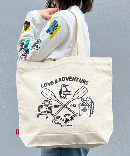 CHUMS（チャムス）の「【CHUMS】 かせきさいだぁ Canvas Tote Bag カセキサイダァキャンバストートバッグ（トートバッグ・レディース・その他1/その他2/その他・FREE）」の2枚目の写真