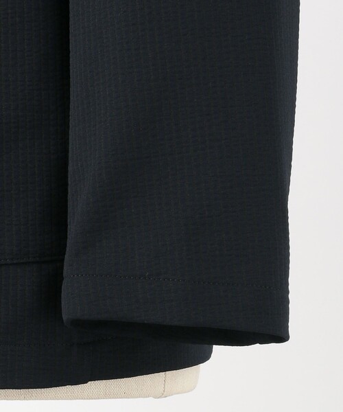 EDWIN（エドウィン）の「＜EDWIN＞デニスラ ROOMY 2B サッカー ジャケット（テーラードジャケット・メンズ・ブラック/ネイビー・M/S/L）」の10枚目の写真