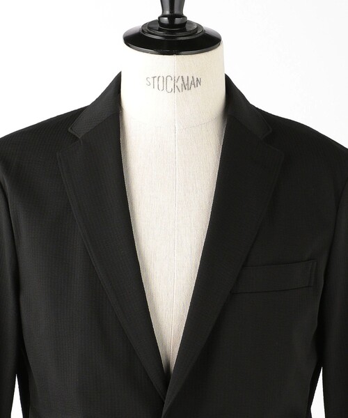 EDWIN（エドウィン）の「＜EDWIN＞デニスラ ROOMY 2B サッカー ジャケット（テーラードジャケット・メンズ・ブラック/ネイビー・M/S/L）」の17枚目の写真