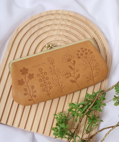 zucchero ズッケロ 花柄デザインがま口長財布 財布 zucchero ズッケロ 花柄デザインがま口長財布 レディース