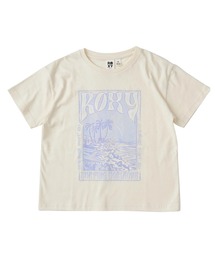 MINI SURFING HORIZON /ロキシーキッズオーバーサイズシルエット半袖Tシャツ