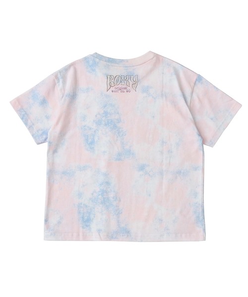 ROXY（ロキシー）の「MINI SURFING HORIZON /ロキシーキッズオーバーサイズシルエット半袖Tシャツ（Tシャツ/カットソー・キッズ・イエロー/ホワイト/ピンク・140/150/130/120）」の4枚目の写真