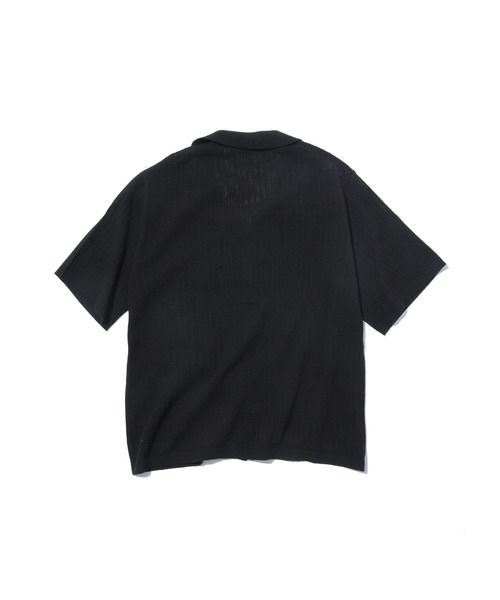 SILAS（サイラス）の「S/S KNIT SHIRT（シャツ/ブラウス・メンズ・ブラック/ホワイト・M/L）」の9枚目の写真
