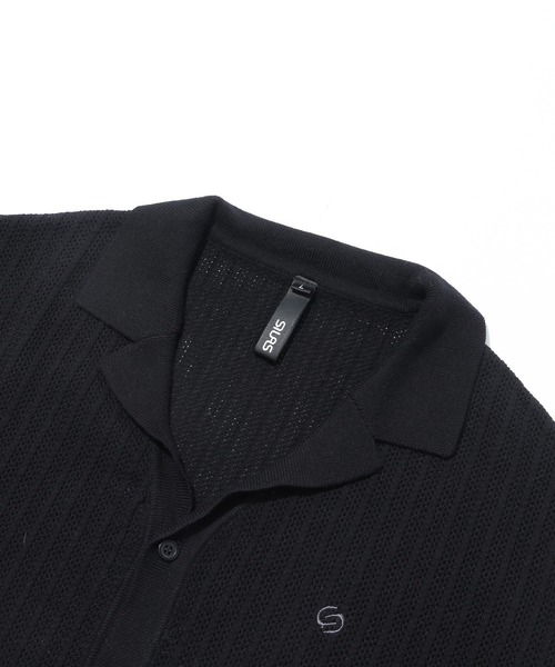 SILAS（サイラス）の「S/S KNIT SHIRT（シャツ/ブラウス・メンズ・ブラック/ホワイト・M/L）」の10枚目の写真