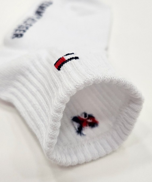 TOMMY HILFIGER(トミーヒルフィガー)の「【EC別注】TOMMY HILFIGER/トミーヒルフィガー ブランド ロゴ 靴下 抗菌防臭 くるぶし上 ショートソックス 3足セット 19cm 20cm 21cm 22cm 23cm(ソックス/靴下・キッズ・その他1/その他2/その他3/ホワイト/ブラック/ホワイト系1/その他4/その他5・19-21cm/21-23cm)」の15枚目の写真