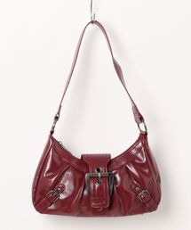 激レア⭐︎DIESEL LIQUID SPACE レザーバッグ Y2K DIESEL Liquid Space Collection Black Leather Silver Circle