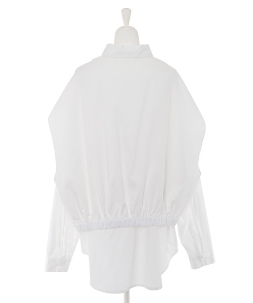 ブラウス シャツ 「Narcissus」オーバーダブルシャツ レディース オーバーダブルシャツ | Narcissus WEB STORE