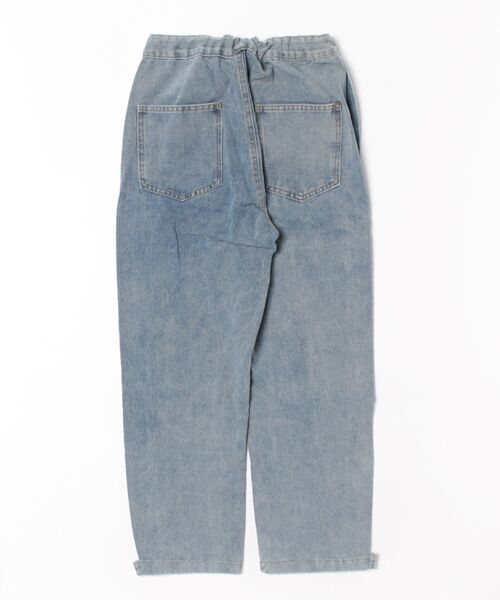 VIBGYOR(ヴィブジョー)の「【Chilli Chilli CLUB】サイドボタンワイドデニム(MA)(デニムパンツ・メンズ・ブラック/ブルー・FREE)」の3枚目の写真