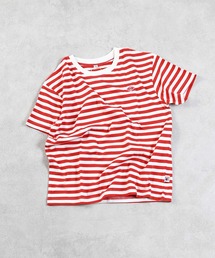 LSP WOW | 【LSP WOW!】マイニチワッペンボーダーTee(Tシャツ/カットソー)