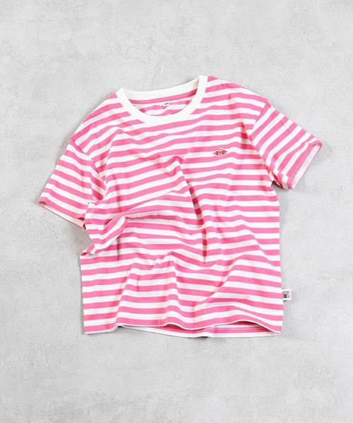 LSP WOW（エルエスピーワオ）の「【LSP WOW!】マイニチワッペンボーダーTee（Tシャツ/カットソー・キッズ・ベージュ/レッド/ブラウン/グリーン/イエロー/ネイビー/ピンク/ブラック/ブルー/グレー・120/110/100/90/80/130）」の9枚目の写真