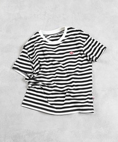 セール】ｸﾗｼｯｸﾎﾞｰﾀﾞｰﾂｲｽﾄﾄﾞﾚｰﾌﾟﾄｯﾌﾟ（Tシャツ/カットソー