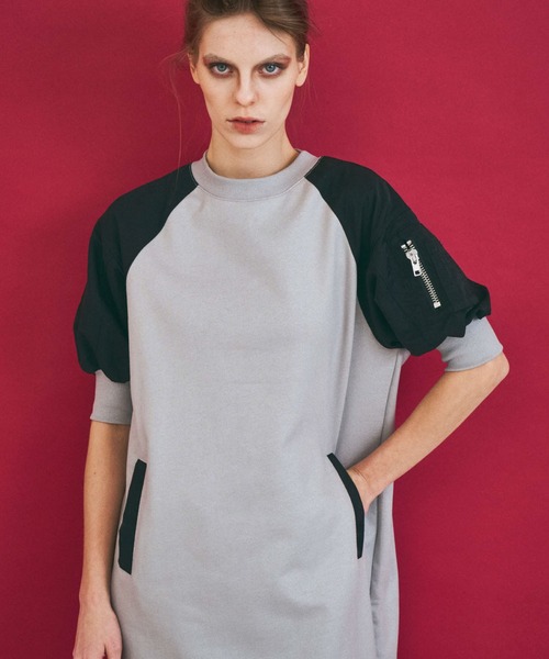 THEODORIC.dy（セオドリックディ）の「MA-1切替ワンピース / MA-1 Wind