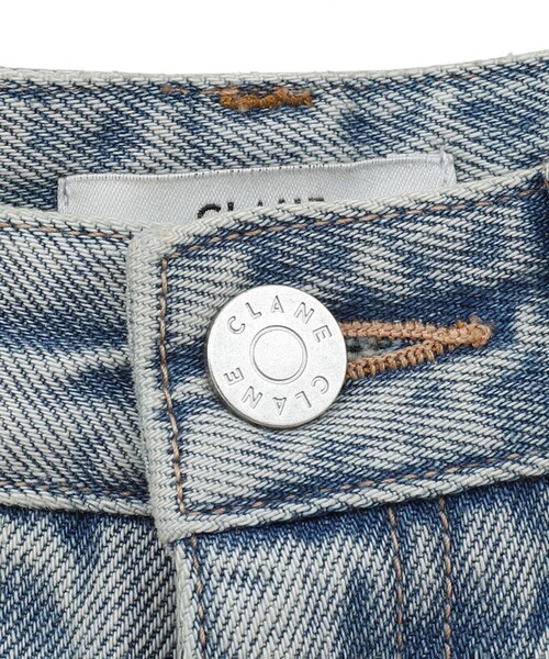 CLANE（クラネ）の「【CLANE/クラネ】SLASH CUT DENIM PANTS/スラッシュカットデニムパンツ（デニムパンツ・レディース・ベージュ/ダークインディゴブルー・0/1）」の15枚目の写真