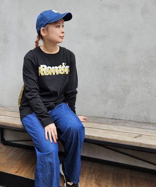 Romon(ロマン)の「Romon Heavy Weight L/S T-shirts(Tシャツ/カットソー・レディース・ブラック/ホワイト・L/M/S/XL)」の9枚目の写真