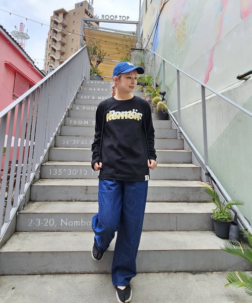 Romon(ロマン)の「Romon Heavy Weight L/S T-shirts(Tシャツ/カットソー・レディース・ブラック/ホワイト・L/M/S/XL)」の10枚目の写真