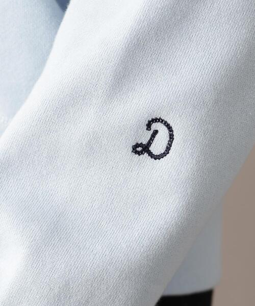 DRESSTERIOR（ドレステリア）の「【洗える/日本製】サスティナブル裏毛コットンプルオーバー（スウェット・レディース・ネイビー/ブルー系その他/オフホワイト・38/36/34）」の21枚目の写真